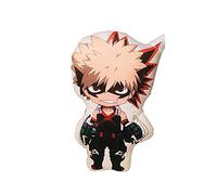 Tongyundacheng My Hero Academia Plush Pillow Todoroki Shoto Bakugou Katsuki Midoriya Izuku Anime Cartoon Cushion Soft Stuffed Doll Throw Pillow Home Sofa Decorative Pillows 48cm