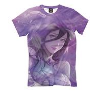Tongyundacheng Overlord T-Shirt Anime 3D Print Albedo Ainz Ooal Gown Cosplay Short Sleeve Tee Top Summer Casual Men's Tshirt