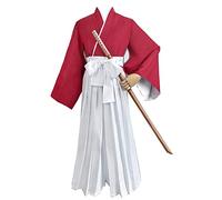 Tongyundacheng Rurouni Kenshin Himura Kenshin Cosplay Costume Robe Kimono Uniform Outfits for Halloween Carnival Party Performance