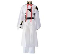 Tongyundacheng Seraph of The End Ferid Bathory Cosplay Costume Cloak White Uniform Suit for Halloween Party