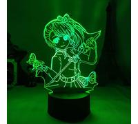 Tongyundacheng Tsuyuri Kanao Night Light 3D LED Illusion Lamp Kimetsu No Yaiba Anime Creative Desk Lamp 16 Colors Remote Sleep Lamp Kids Bedroom Decor Birthday Gift