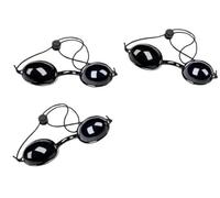 TONGZHIY 3 Pairs Solarium Safety Glasses, Beauty Glasses with Adjustable Elastic Strap,Protective Goggles for Red Light Safety Glasses for Tanning Use Light, Sunbathing IPL LED Process