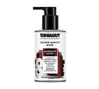 Toni & Guy Mahogany Brown Colour Amplify Hair Conditioning Mask with Temporary Colour Pigments, Argan Oil & UV Protection Filters 200 ml