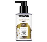 Toni & Guy Sunset Blonde Colour Amplify Hair Conditioning Mask with Temporary Colour Pigments, Argan Oil & UV Protection Filters 200 ml