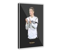Toni Kroos Poster Soccer Football Wall Art Canvas Poster Wall Art Decor Print Picture Paintings for Living Room Bedroom Decoration 20x30inch(50x75cm)