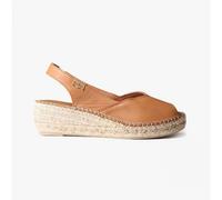 Toni Pons Bernia-P Womens Leather Slip-On Lightweight Casual Tan Espadrilles