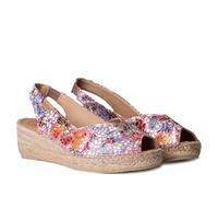 Toni Pons BERNIA-PM - Leather wedge espadrille, Taupe