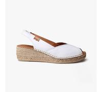 Toni Pons BERNIA Womens Leather Slingback Espadrilles White - UK 3 - White