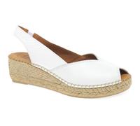 Toni Pons Bernia-p Esparto Wedge Sandals White EU 35 Woman