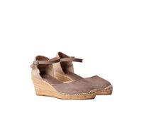 Toni Pons Women's Linen Espadrille - CALDES - Taupe, 5 UK - 38 EU