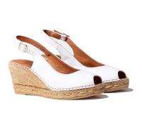 Toni Pons Women's Croacia Womens Wedge Heel Sandals - White - Size: 5