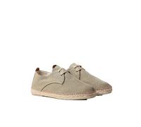 Men's lace-up Espadrille in Cotton Fabric - Dixon - Khaki, 10 UK - 44 EU
