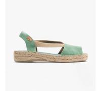 Women's Toni Pons ELLA Womens Suede Espadrille Sandals Mint - Green - Size: 6