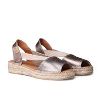Toni Pons ETNA - Espadrille for Women in Smooth Shades made of leather., bronze, 8.5 UK