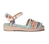 TONI PONS GARBET - Women's flat sandal with multicolor embroidery