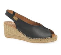 Toni Pons Laila-p Esparto Wedge Sandals Black EU 37 Woman