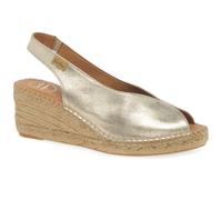 Toni Pons Laila-p Esparto Wedge Sandals Silver EU 36 Woman