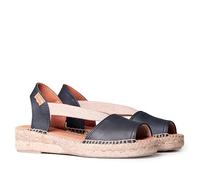 Toni Pons Leather Espadrille- Etna 38 Navy