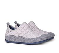 TONI PONS MARE-UM - House slipper for women made of felt and fabric., Pearl, 9.5 UK