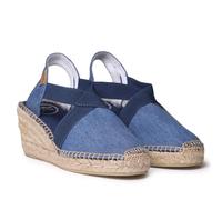 Toni Pons - TER - Medium wedge vegan espadrilles, Denim, 2 UK