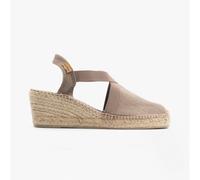 Toni Pons TER Womens Vegan Wedge Espadrilles Black