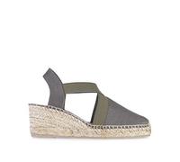 Toni Pons TER Womens Wedge Heeled Espadrilles 3/36 Khaki Linen