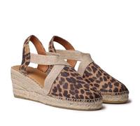 Toni Pons Tossa Wedge Espadrilles UK 4 Brown