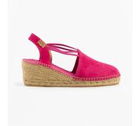 Toni Pons Tremp Womens Leather Slingback Comfort Casual Fucsia Wedge Sandals