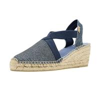 TONI PONS Triton Women's Shiny Vegan Espadrille, Ocea, 6 UK