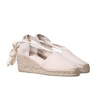 Toni Pons Women's Cotton Canvas Espadrille - Valencia - Ecru, 4 UK - 37 EU