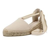 Toni Pons Women's Cotton Canvas Espadrille - Valencia - Ecru, 7 UK - 40 EU