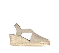 Toni Pons Women's Cotton Espadrille - TER - Stone, 5 UK - 38 EU