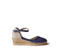 Toni Pons Women's Espadrille in Cotton Fabric - Romina - Navy, 4 UK - 37 EU
