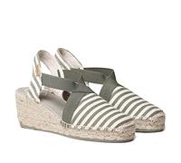 Toni Pons Women's Espadrille in Cotton Fabric - Terra - Khaki, 7 UK - 40 EU