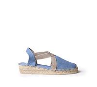 Toni Pons Women's Espadrille in Cotton Fabric - Verdi-V - Blue, 5 UK - 38 EU
