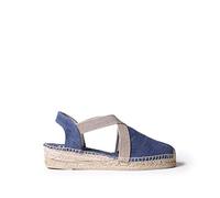 Toni Pons Women's Espadrille in Cotton Fabric - Verdi-V - Navy, 4 UK - 37 EU