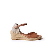 Toni Pons Llivia-p Esparto Wedge Sandals Brown EU 36 Woman