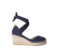 Toni Pons Women's Linen Espadrille - Julia - Navy, 3 UK - 36 EU