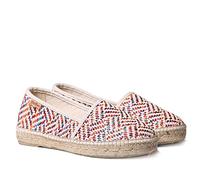 Toni Pons Women's Multied Raffia Espadrille - ALMA-MS - Multi, 6 UK - 39 EU