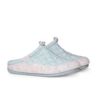 Toni Pons Women's slippers in felt and fabric - MEL-UM - Mint, 40 EU - 7 UK