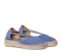 Toni Pons Women's Suede Espadrille - ERLA - Indigo, 4 UK - 37 EU
