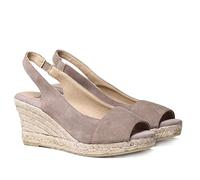 Toni Pons Monza-a Esparto Wedge Sandals Brown EU 39 Woman