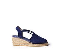 Toni Pons Women's Suede Espadrille - TREMP - Navy, 10 UK - 44 EU