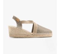 Toni Pons Womens TRITON Ladies Espadrille Sandals Khaki - Green - Size UK 4