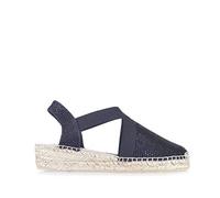 Toni Pons Women's Vegan Espadrille in Fabric - VELINO Black, 39 EU - 6 UK