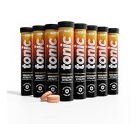 Tonic Health Immunity & Vitality Tablets - 4-in-1 Effervescent Multivitamins and Nutrients - Vitamin D, Vitamin C and Zinc - Vegan, No Sugar- Max Strength Tablets, Orange & Mango, 160 Count