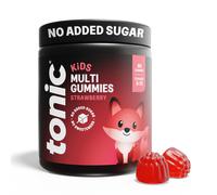 Tonic Health Kids Vitamins Gummies - 14 in 1 Kids Multivitamin with Vitamins A, C, D, E and Zinc, Strawberry Flavour, Month Supply (60 Count), Ages 3