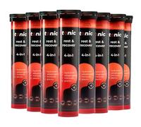 Tonic Health Rest and Recovery Effervescent Tablets - 300mg Elemental Magnesium, Ashwagandha, Lemon Balm - No Sugar, Magnesium Glycinate - Relax and Recharge, Strawberry 160 Count