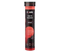 Tonic Health Rest and Recovery Effervescent Tablets - 300mg Elemental Magnesium, Ashwagandha, Lemon Balm - No Sugar, Magnesium Glycinate - Relax and Recharge, Strawberry 20 Count