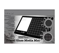 Tonic Studios 2632E Tim Holtz Travel Glass Media Mat 10.25"X15.5"-Left-Handed